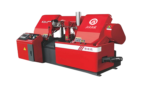 康定卧式带锯床切削金属时出现打齿的原因是什么？